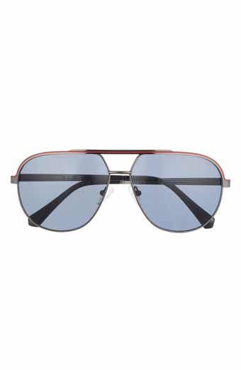 GUESS 60mm Pilot Sunglasses
