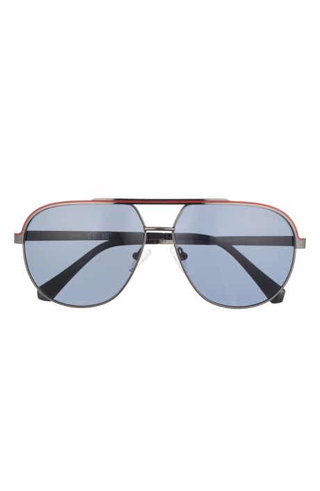 GUESS 60mm Pilot Sunglasses