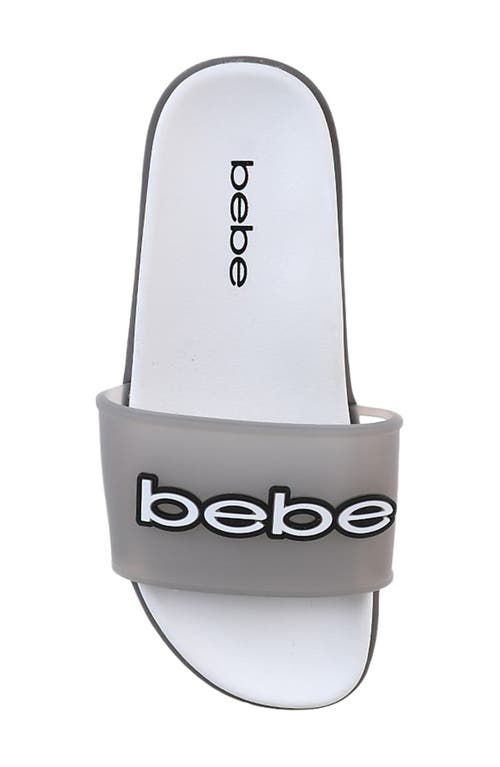 Bebe Translucent Slide Sandal