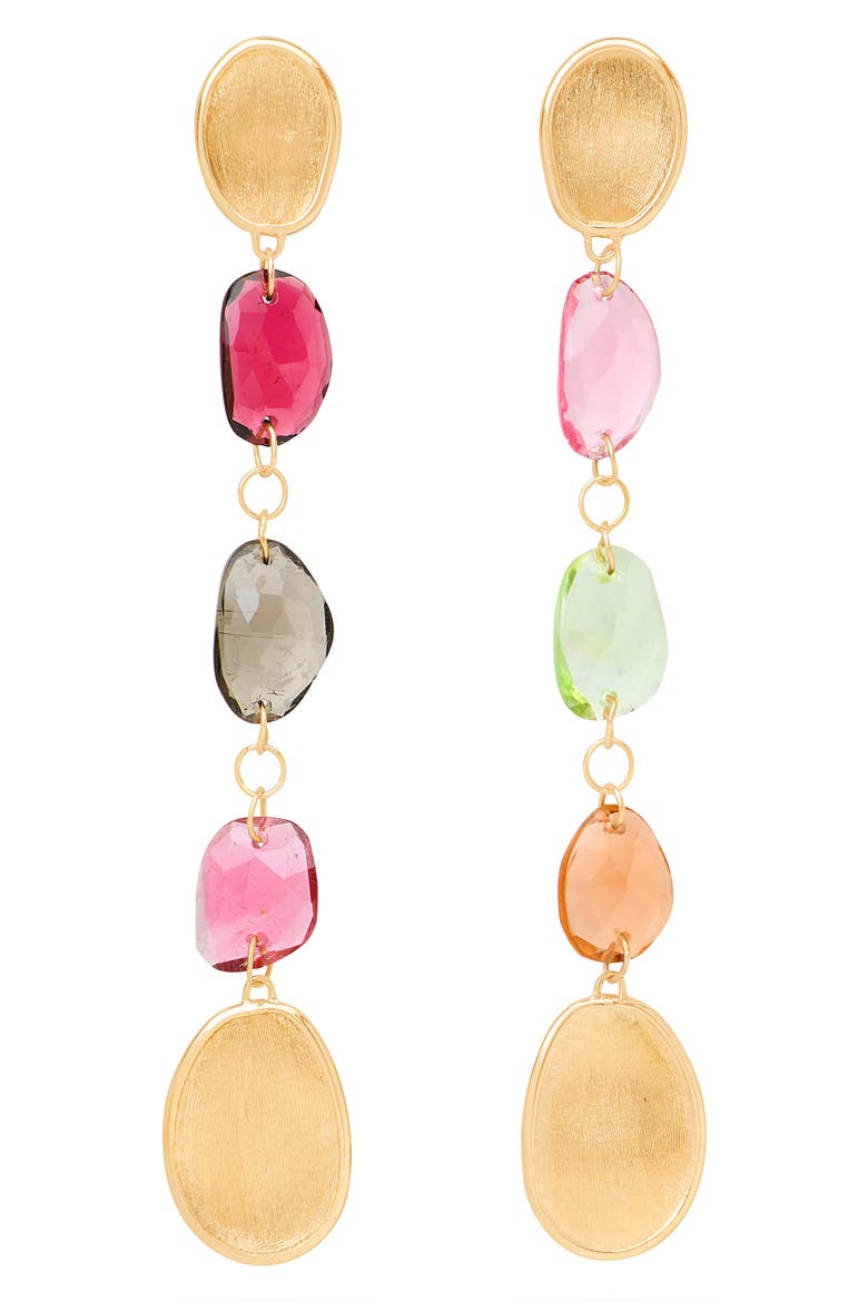 Lunaria Drop Earrings, Main, color, GOLD