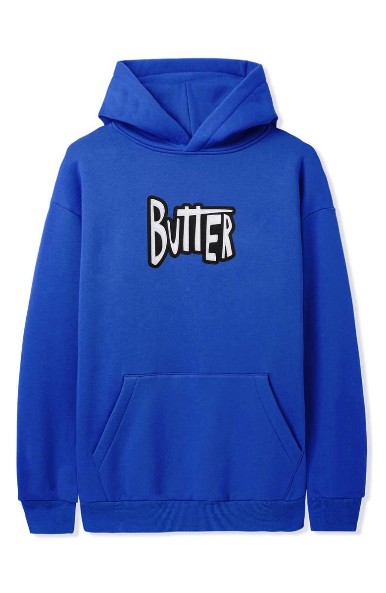 Butter Goods Sketch Appliqué Logo Hoodie, Main, color,