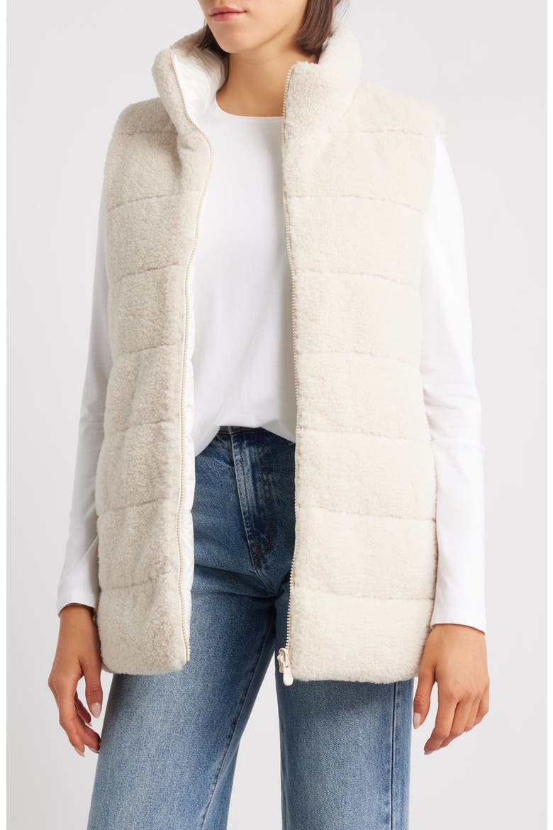 Calis Reversible Puffer Vest, Alternate, color, SHORE BEIGE