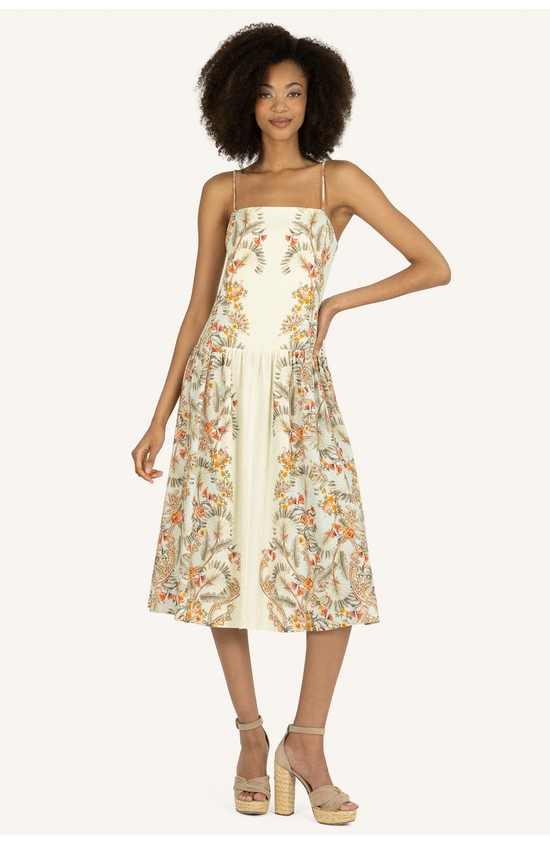 Super Natural by Secret Mission Suzy Dress, Main, color, Natural Floral Road Print