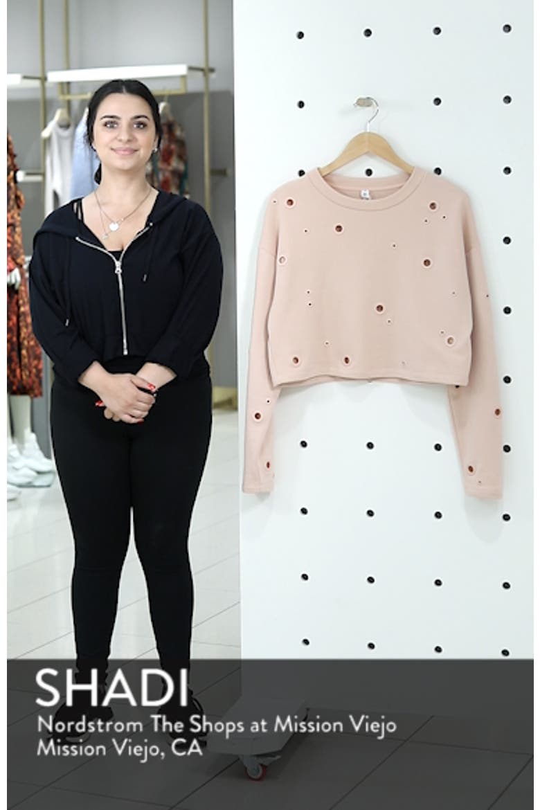 Cadence Crop Sweatshirt video