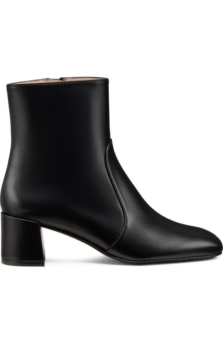 Stuart Weitzman Maeve Zip Bootie, Alternate, color, Black