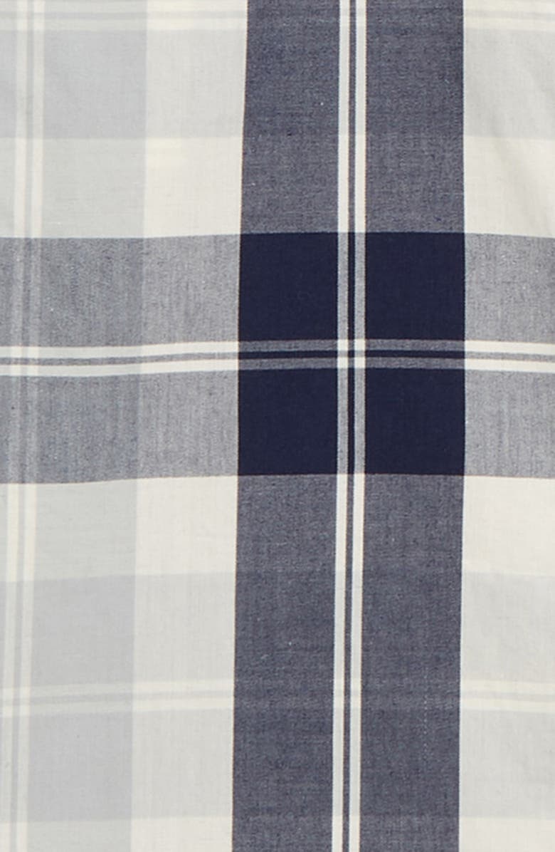 Nordstrom Kids' Stripe Poplin Button-Up Shirt, Alternate, color,