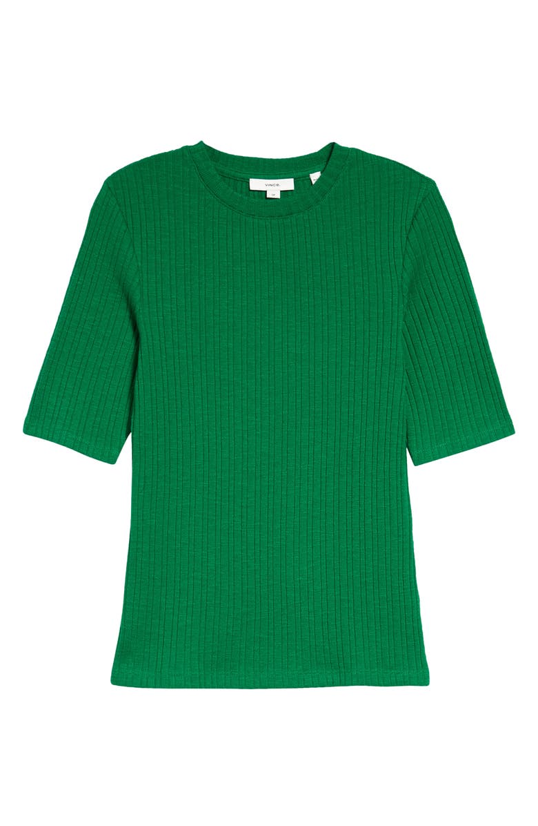 Vince Variegated Rib Mohair & Alpaca Blend Sweater, Alternate, color, 