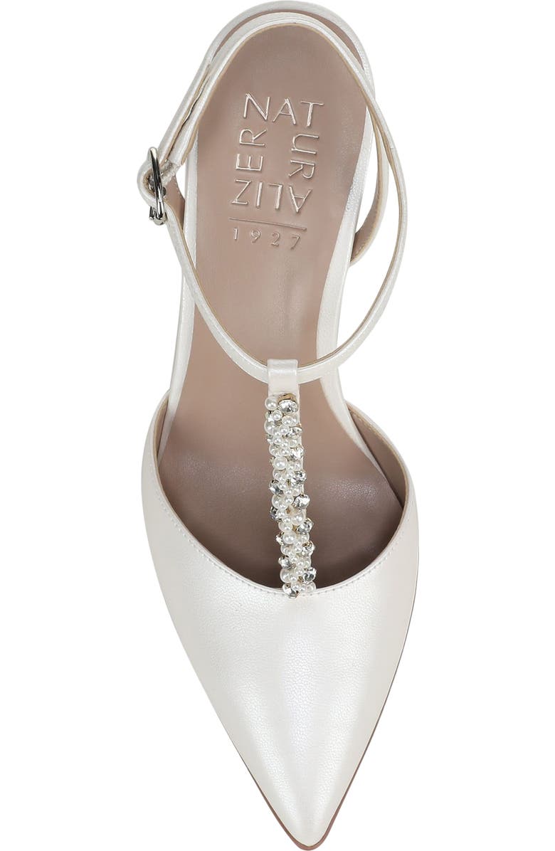 Naturalizer Astrid T-Strap Pump, Alternate, color, Warm White