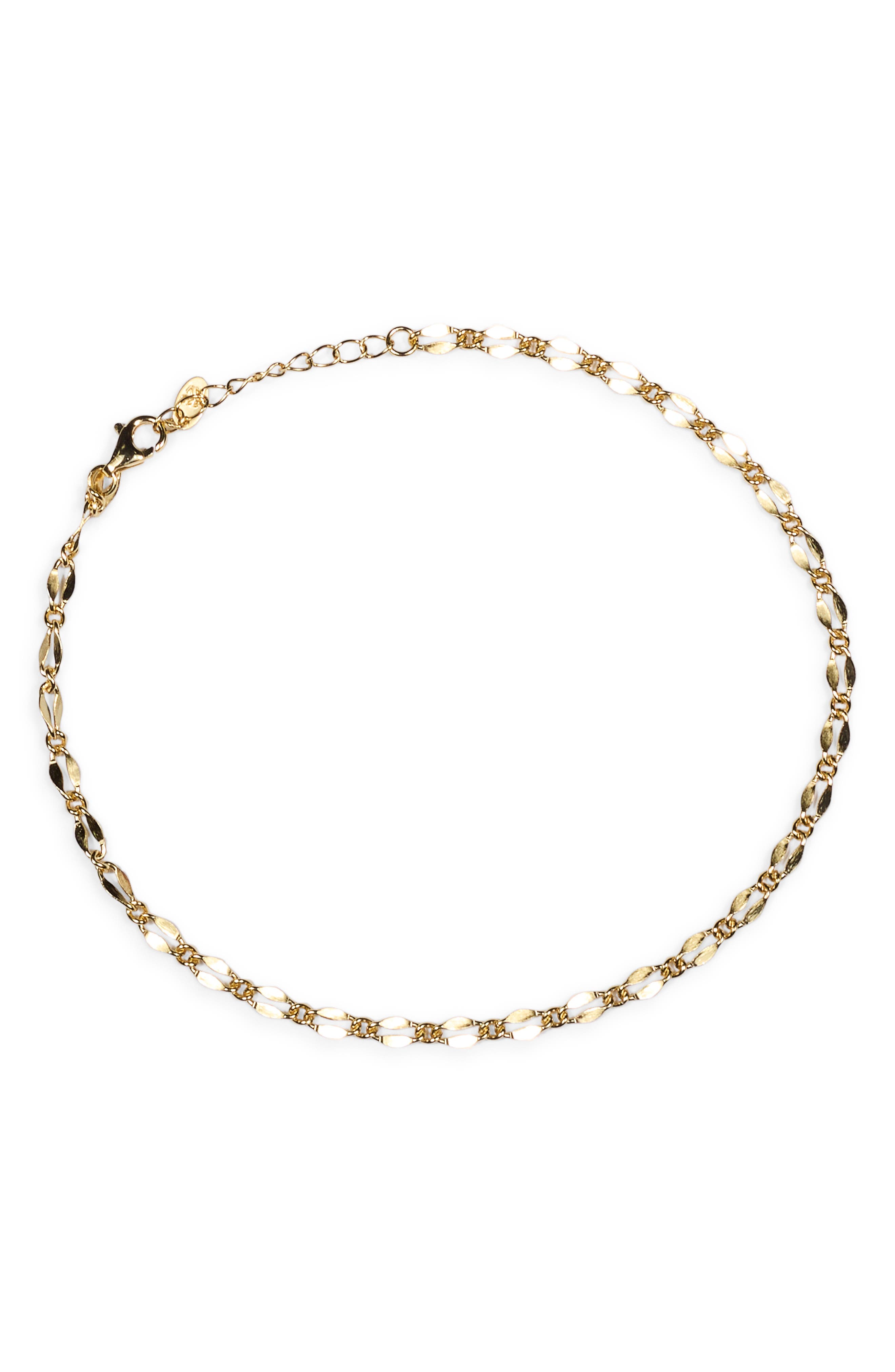 ARGENTO VIVO Chain Anklet