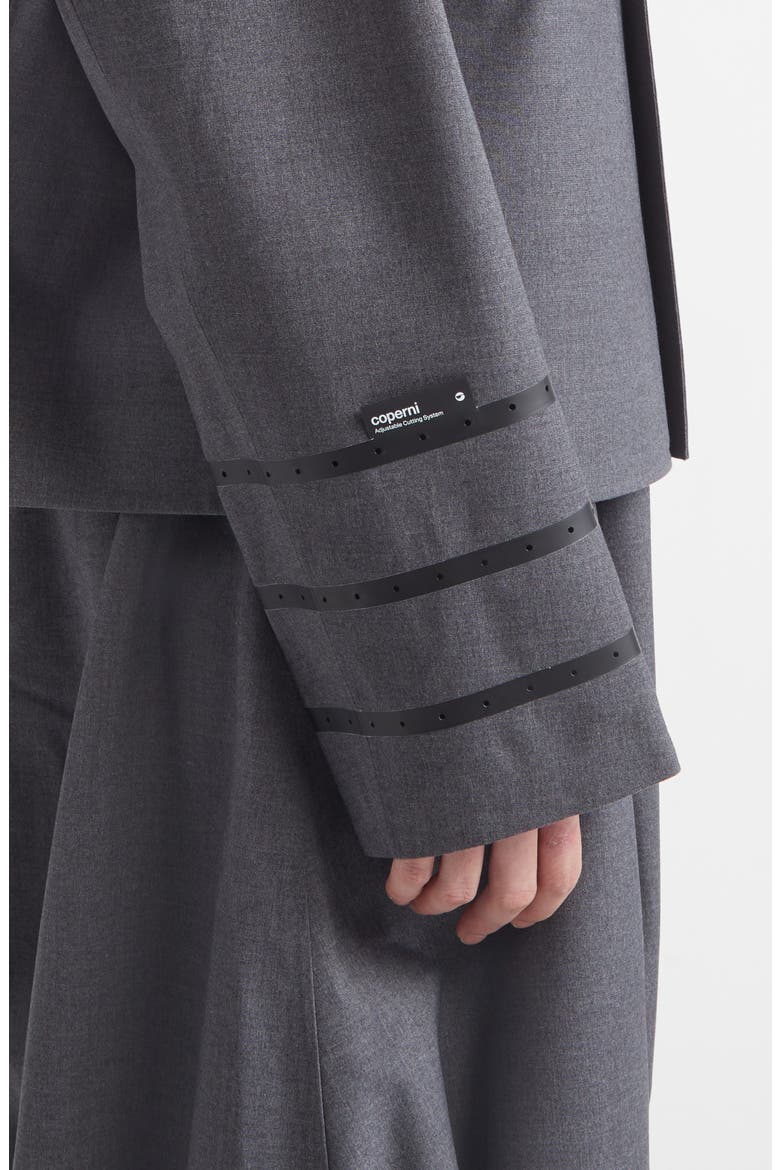 Technical Tailored Jacket, Alternate, color, GREY