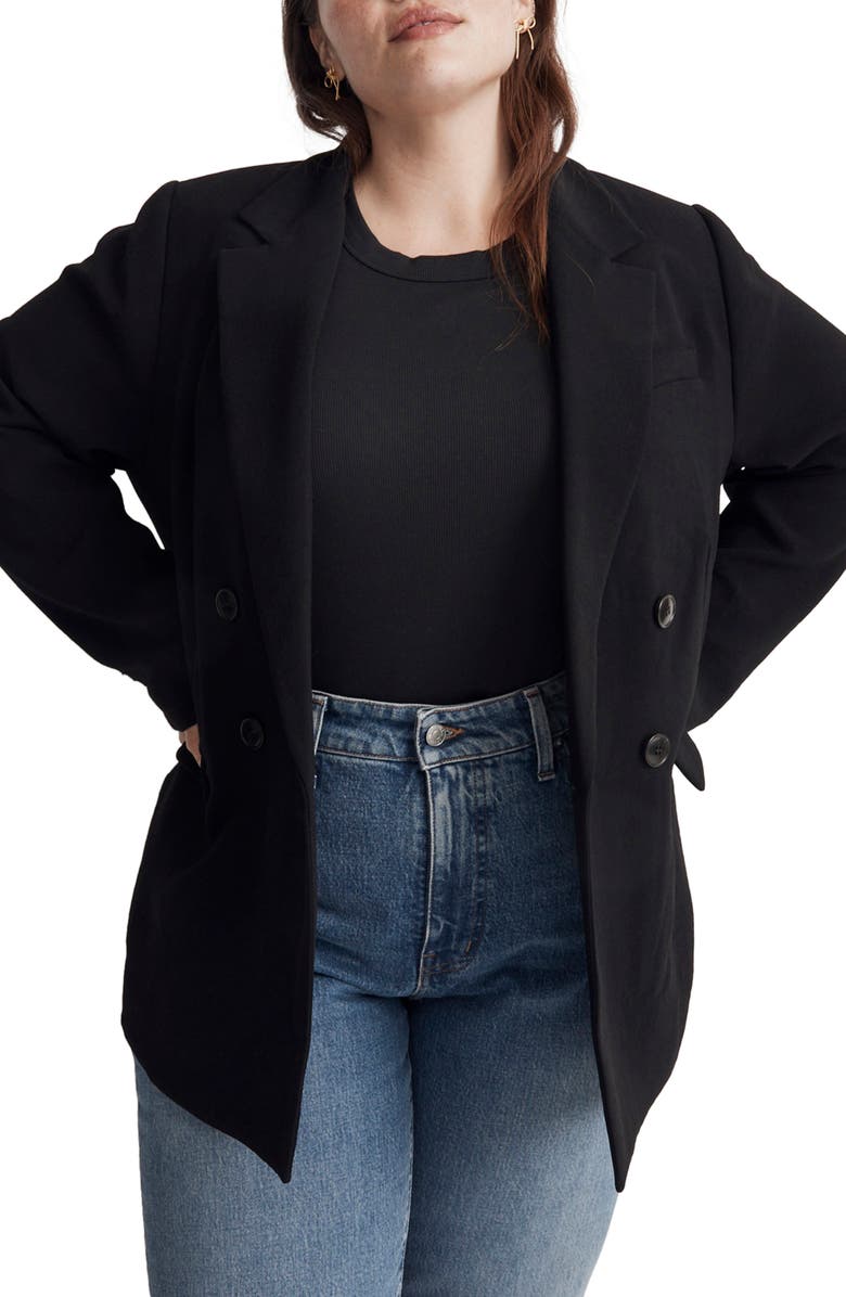 Madewell The Rosedale Crepe Blazer, Main, color, 