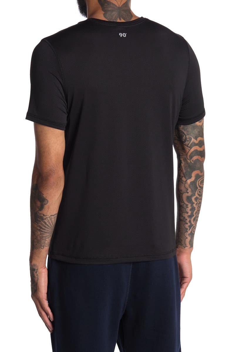 90 DEGREE BY REFLEX Crew Neck Short Sleeve T-Shirt, Alternate, color,