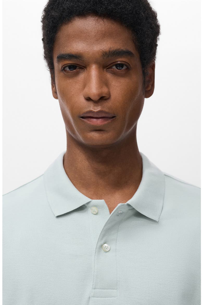 Regular Fit Cotton Piqué Polo, Alternate, color, SKY BLUE
