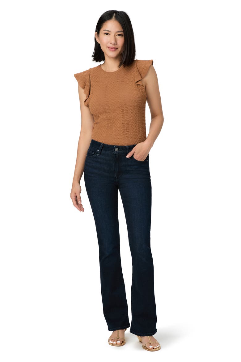 Manhattan High Waist Bootcut Jeans, Alternate, color, THE FORUM