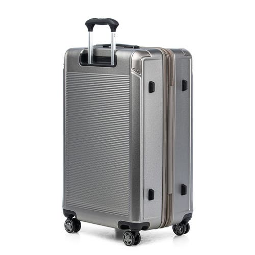 Travelpro Platinum Elite Hardside Expandable Checked- Large 28-inch Spinner Wheel Luggage In Metallic Sand