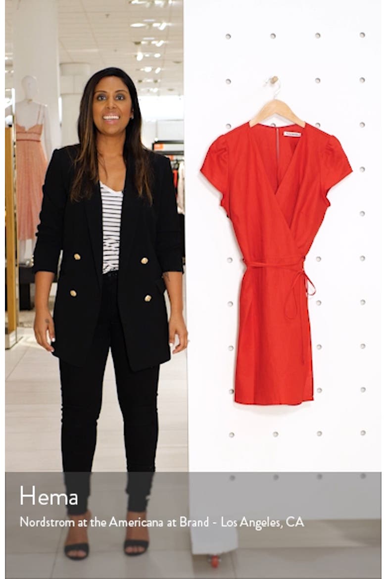 Rodin Linen Wrap Dress video