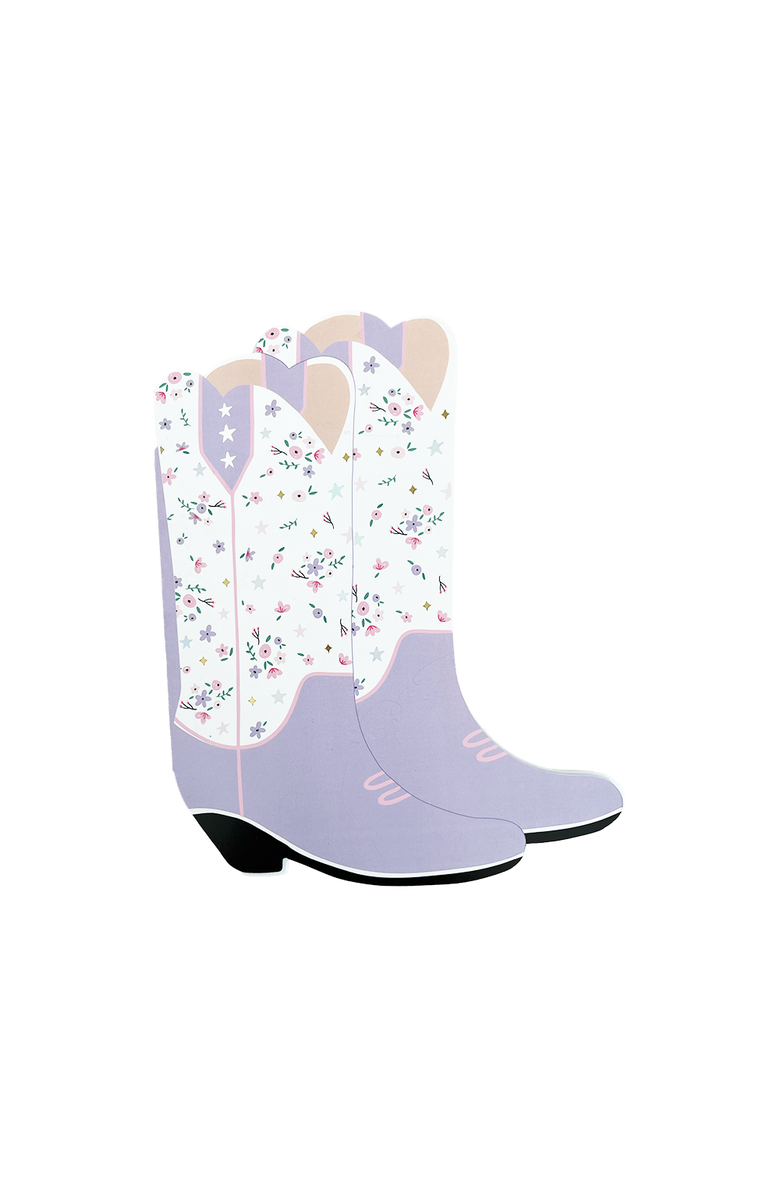 Daydream Society Pony Tales Boot Sticker + Sketch Book, Main, color, Pony Tales Purple Boots