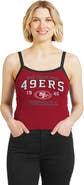 WEAR by Erin Andrews Women's WEAR by Erin Andrews Scarlet San Francisco 49ers Colorblock Tank Top