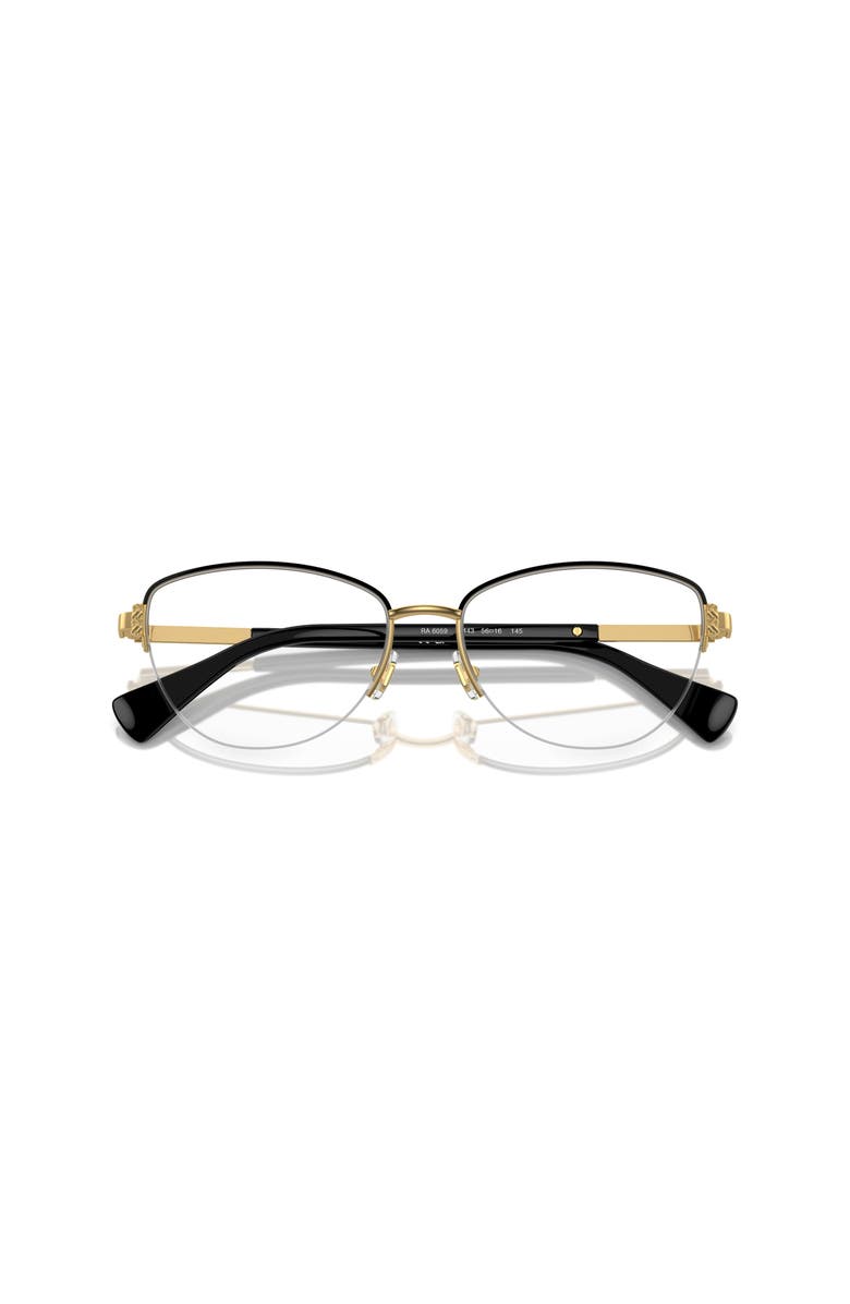 RALPH 54mm Cat Eye optical glasses, Alternate, color, Gold