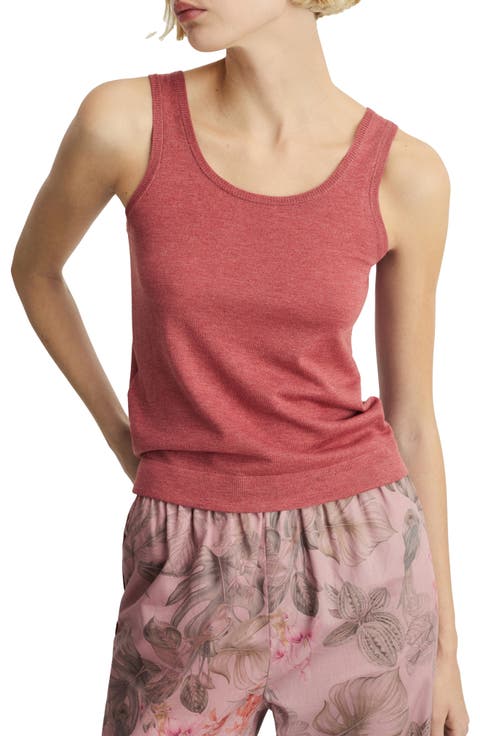 Scoop Neck Sweater Tank