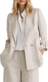 Reiss Nolah Double-Breasted Blazer