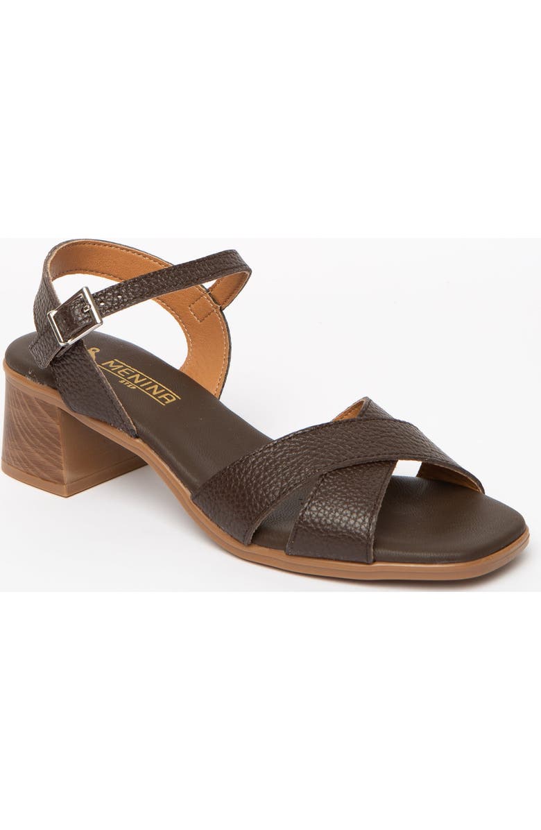 Menina Step Celia Heeled Sandal, Alternate, color, Chocolate