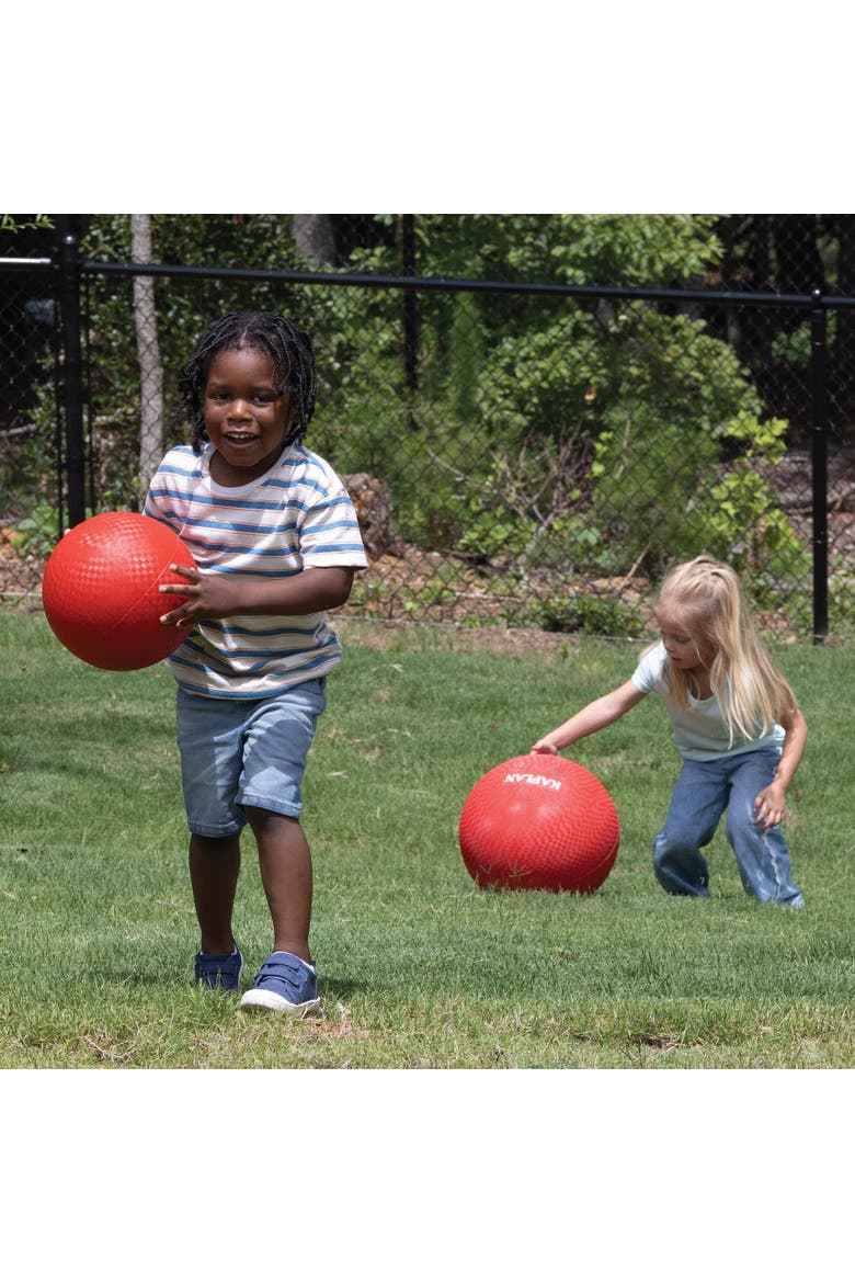 Playground Balls - Set of 4, Alternate, color, Red