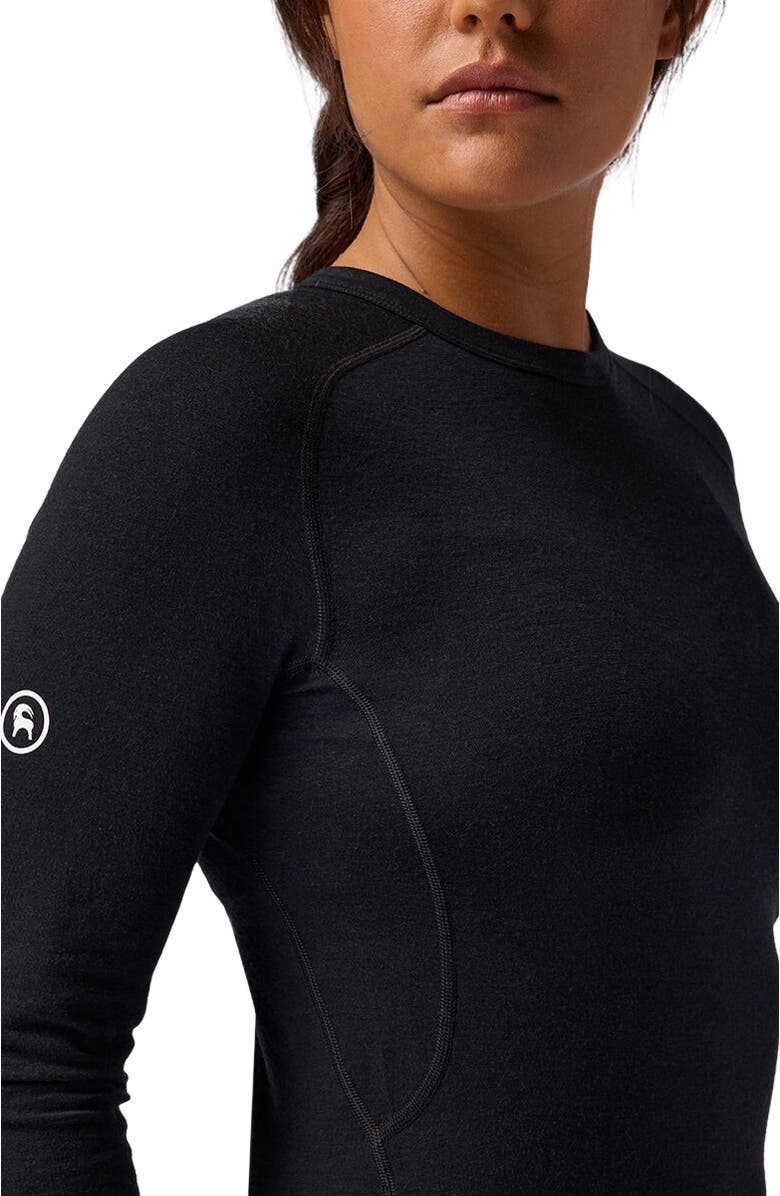 Backcountry Cedars Rws Merino Lt-Wt Baselayer Crew Top - Women's, Alternate, color, Black