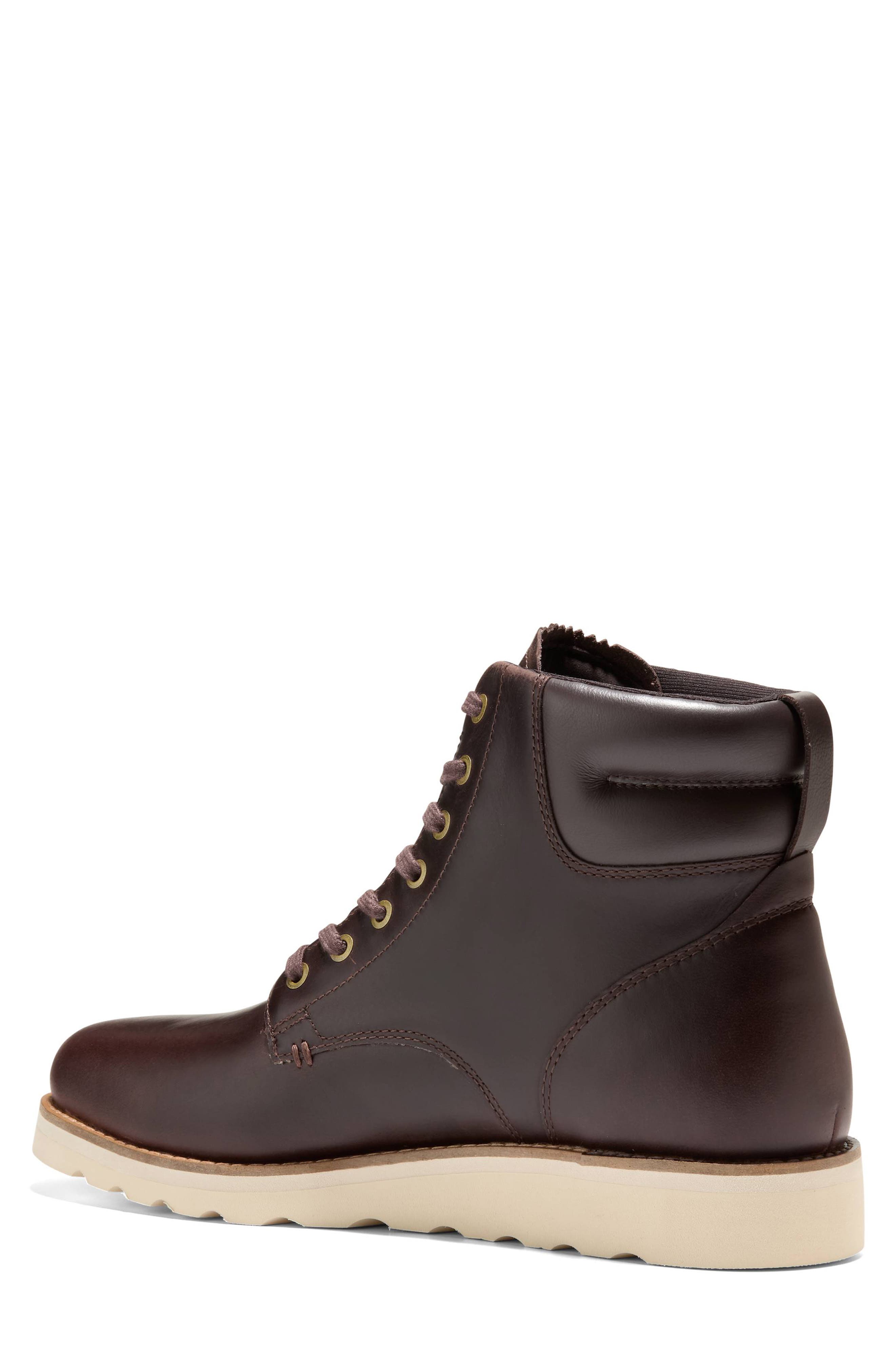 Cole Haan Grand Woodbury Waterproof Boot, Alternate, color, Maple/ Walnut/ Alabaster