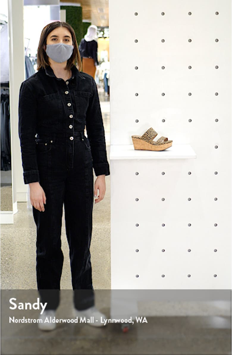 Strappy Wedge Slide Sandal, sales video thumbnail