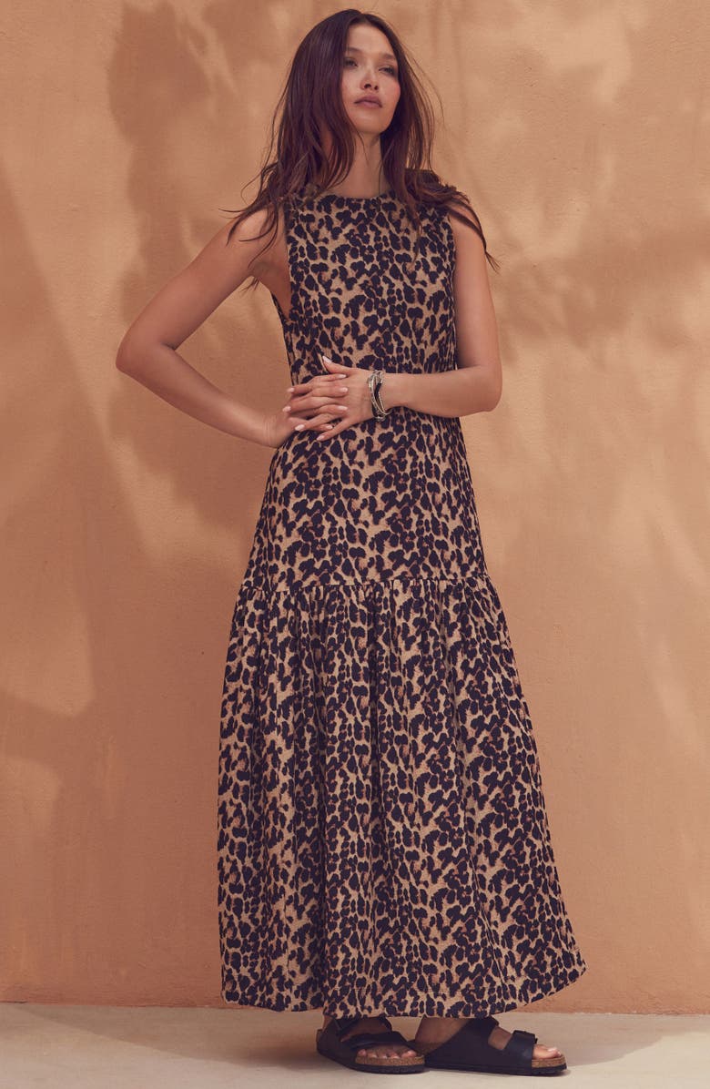 NEXT Sleeveless Drop Waist Dress, Alternate, color,