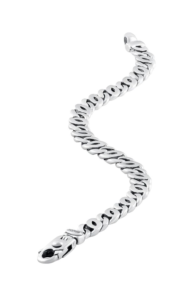 Bliss Diamond Men's Marine Link Platinum 52 grams 6.5mm Bracelet 8.25", Alternate, color, 