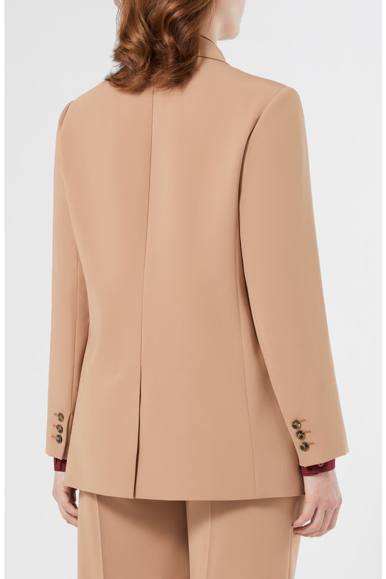 Fox Double Breasted Jacket, Alternate, color, CAMEL