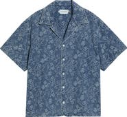 HONOR THE GIFT Floral Jacquard Camp Shirt