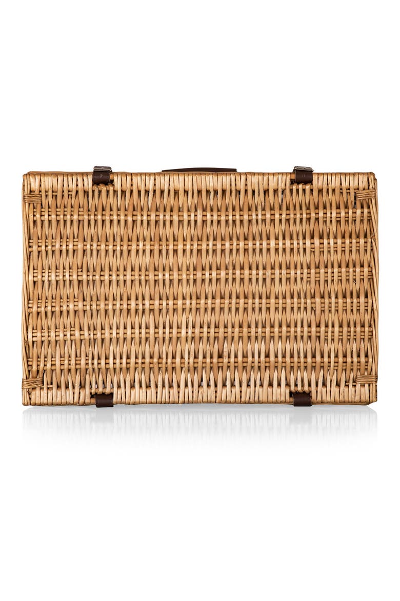 Belmont Picnic Basket, Alternate, color, NAVY BLUE/WHITE STRIPE