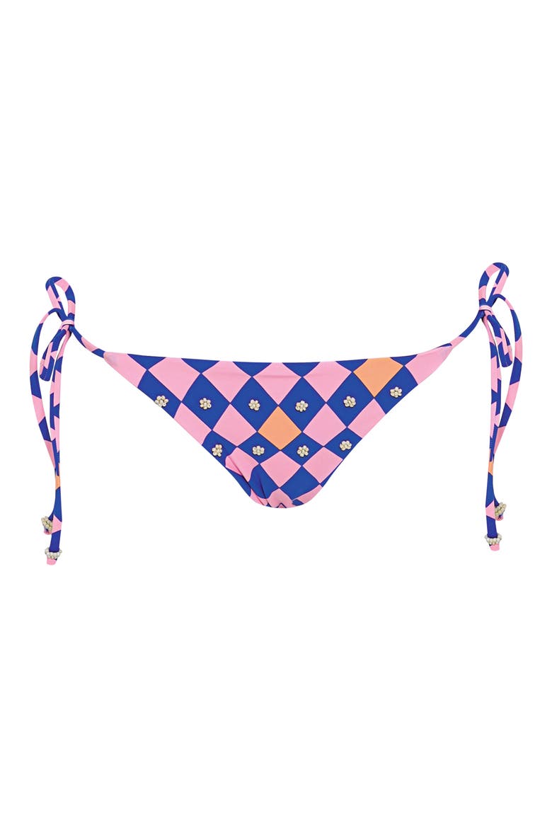 Like a Diamond Sunning Reversible Bikini Bottoms, Alternate, color, PINK OVERFLOW
