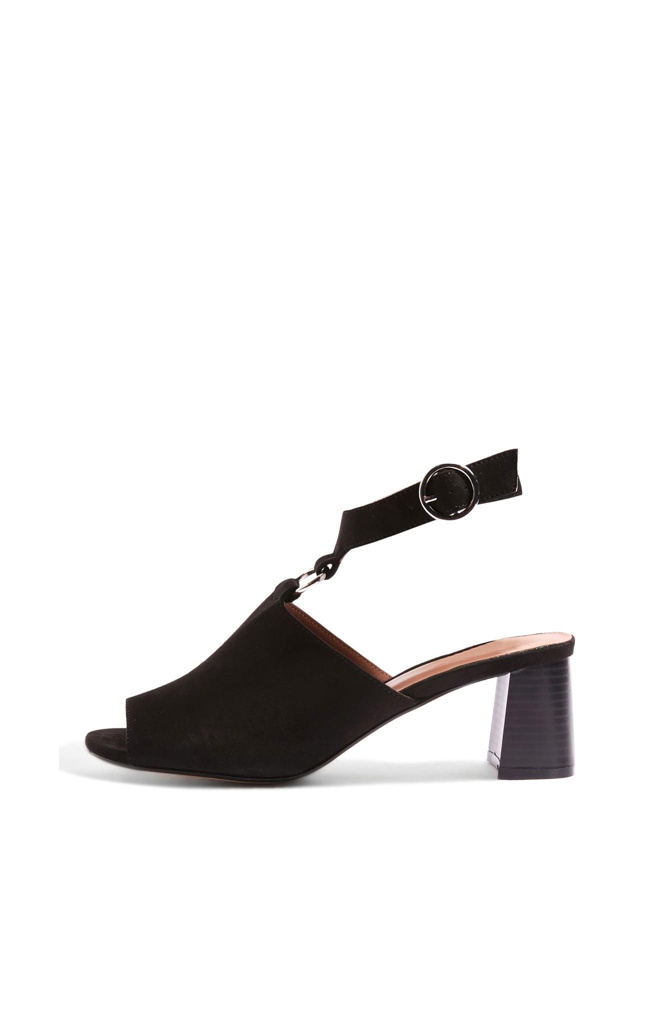 Topshop Dazzle Ring Front Sandal, Main, color, 