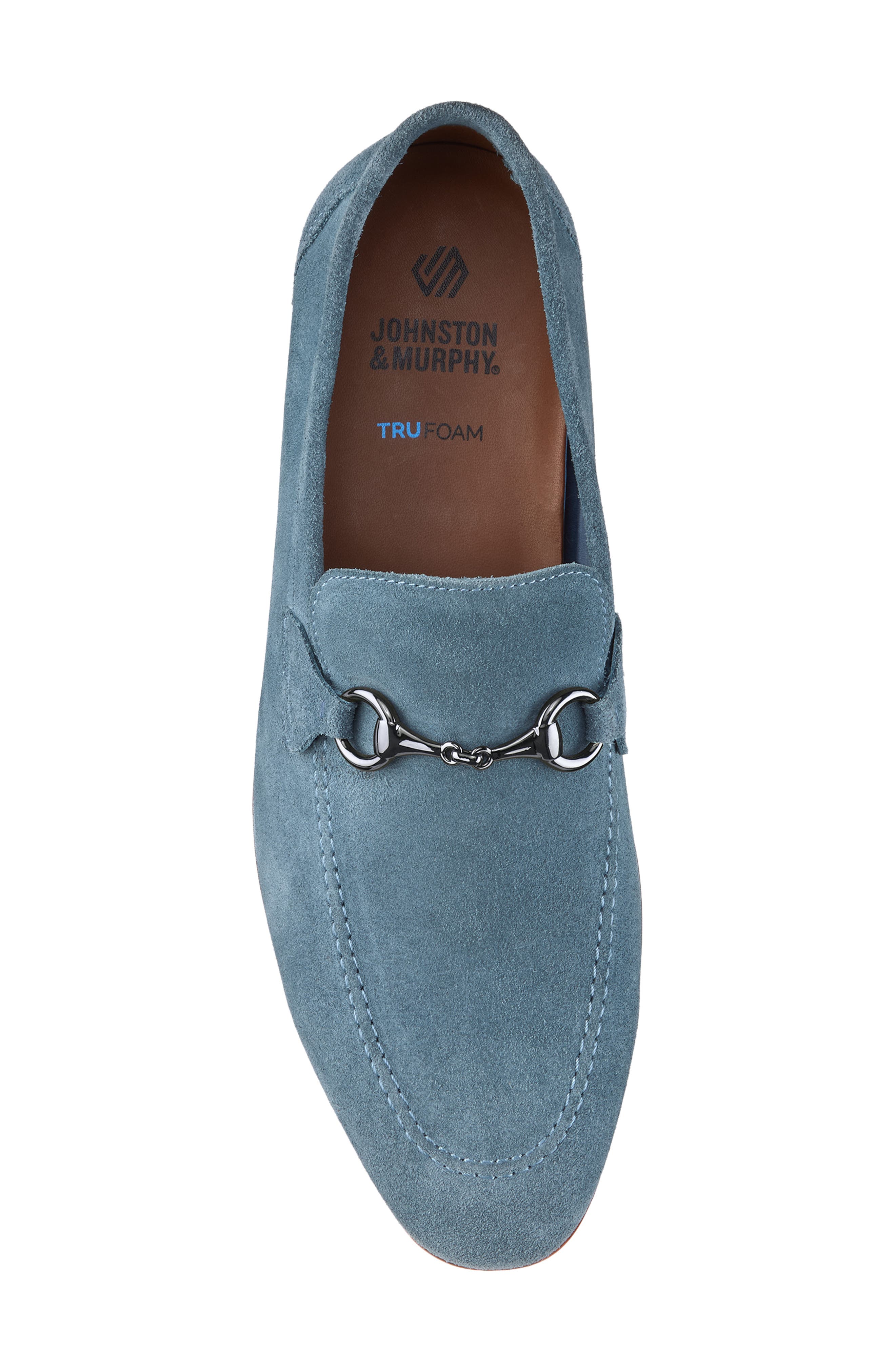 Higgins Bit Loafer, Alternate, color, DENIM SUEDE
