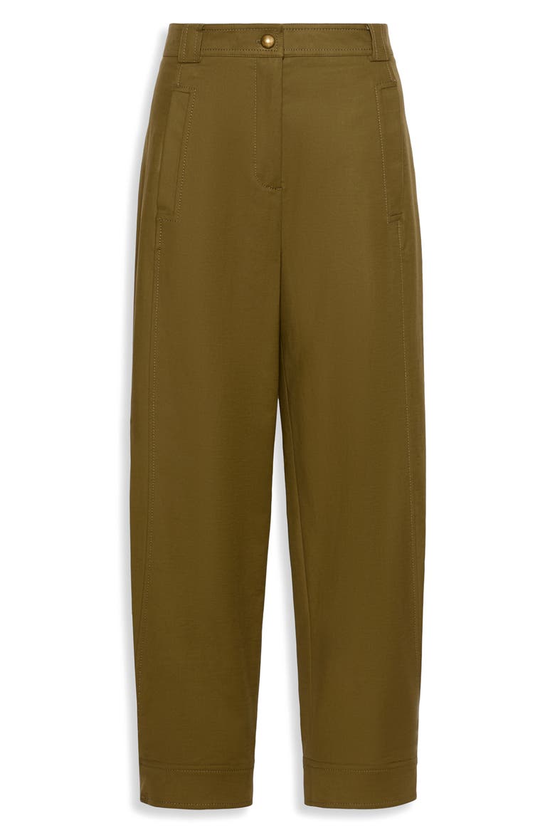 Dorni Stretch Cotton Twill Utility Pants, Alternate, color, KHAKI GREEN