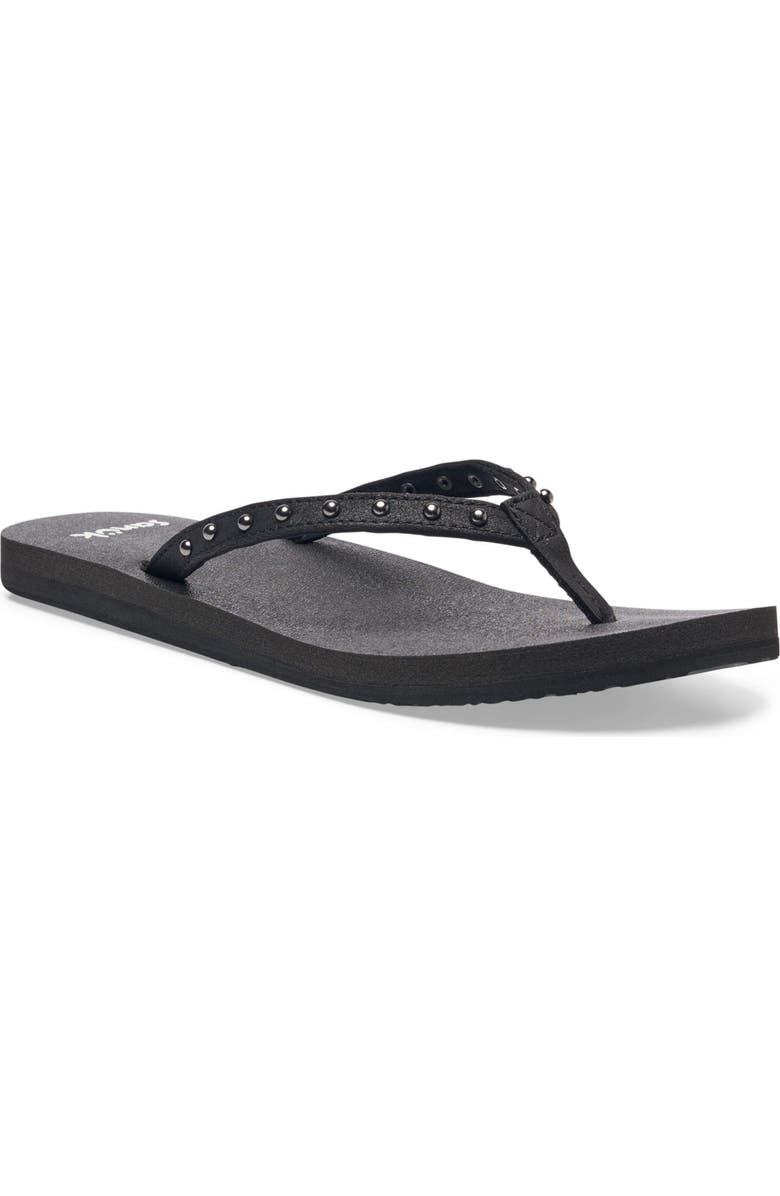 Sanuk Yoga Joy II Stud Flip Flop, Main, color,