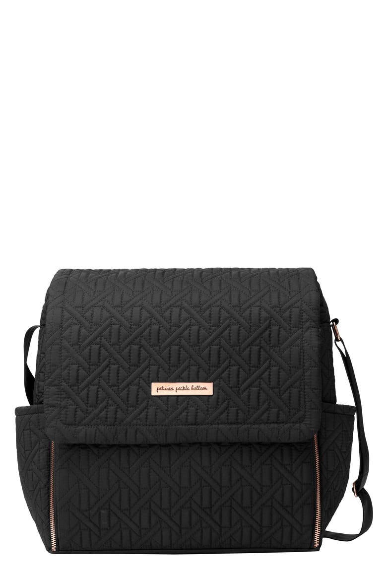 'Embossed Boxy' Backpack Diaper Bag, Main, color, MOONLESS ROSE