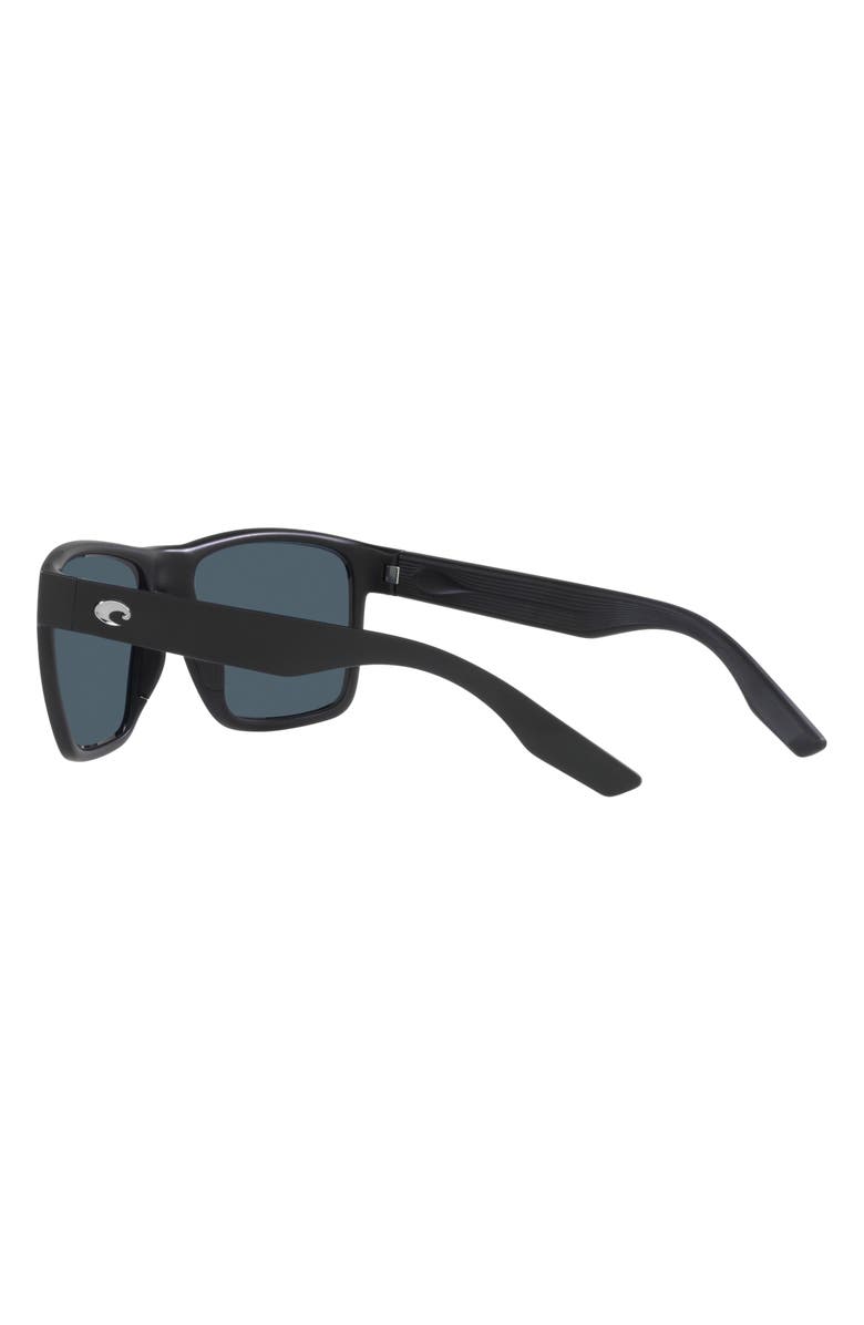 Costa Del Mar Paunch XL 59mm Square Sunglasses, Alternate, color, Matte Black