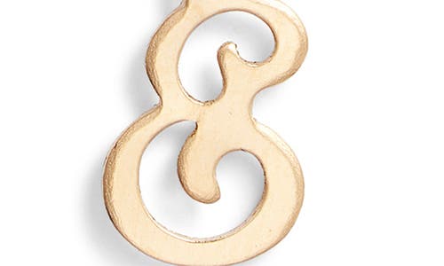 Set & Stones Gianna Initial Pendant Necklace In Gold/e