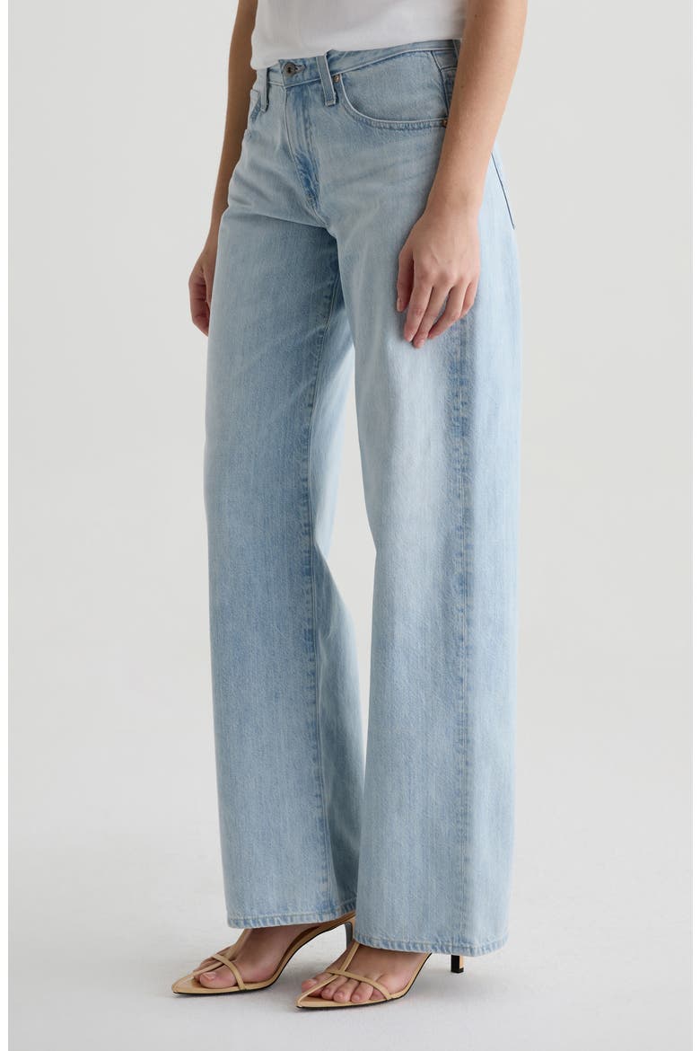 Adria Low Rise Wide Leg Jeans, Alternate, color, SUNFADED