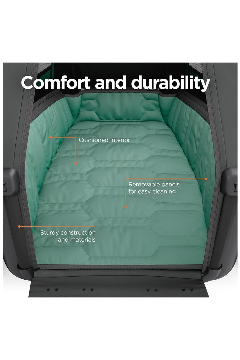 Bexey Dog Bike Trailer, Alternate, color, HAZY GREEN