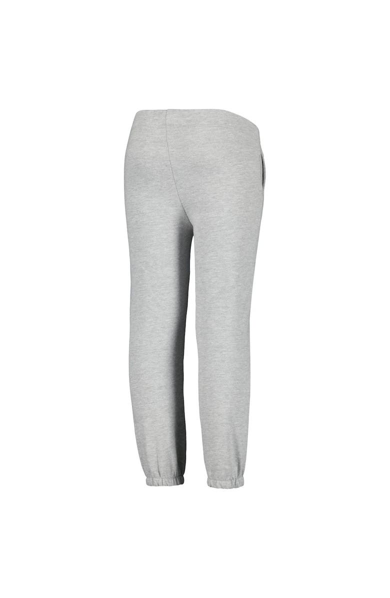 LEAGUE COLLEGIATE WEAR Youth League Collegiate Wear Heather Gray Wisconsin Badgers Essential Pants, Alternate, color, 