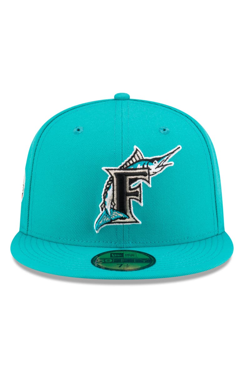 NEW ERA x DIET STARTS MONDAY x Diet Starts Monday 59FIFTY Florida Marlins Fitted Baseball Cap, Alternate, color, 