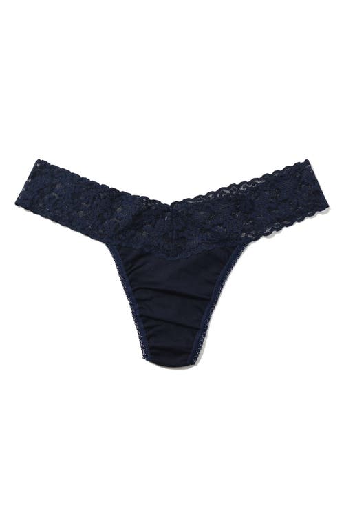 Hanky Panky Stretch Supima® Cotton Low Rise Thong