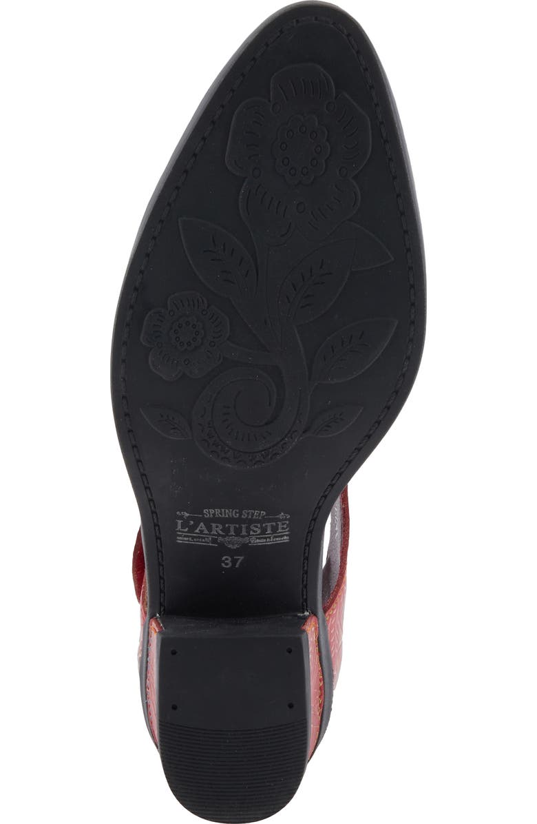 L'Artiste by Spring Step Jazzberry Ankle Strap Pump, Alternate, color, Red Multi