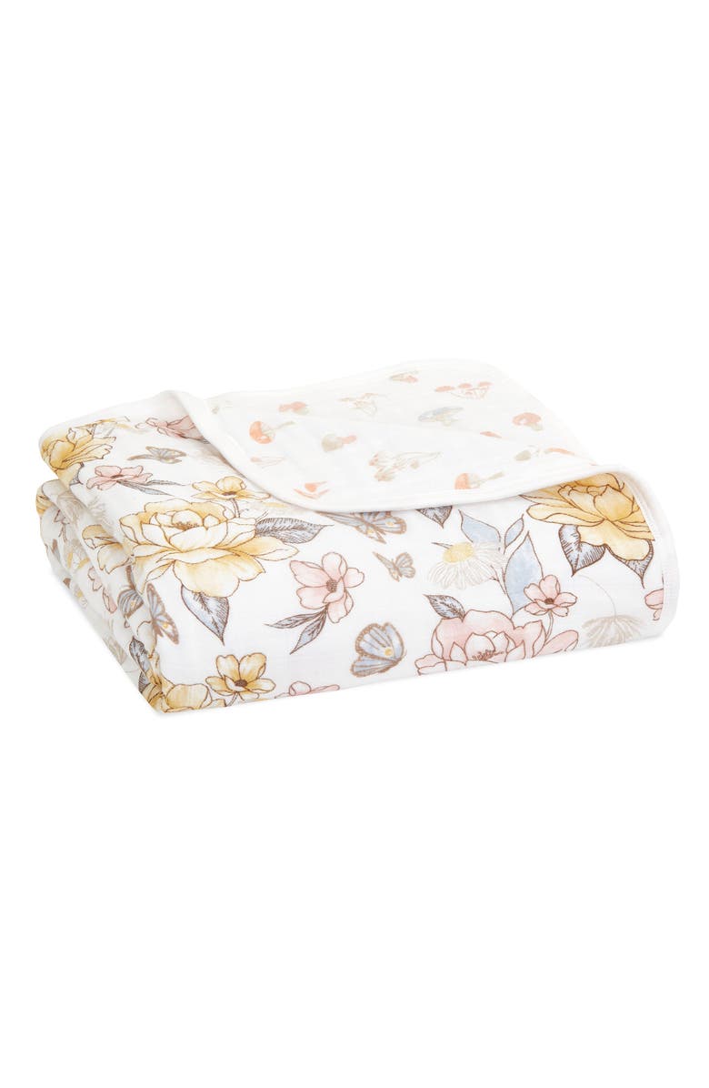 aden + anais Boutique 100% Organic Cotton Muslin Baby Blanket, Main, color, Earthly